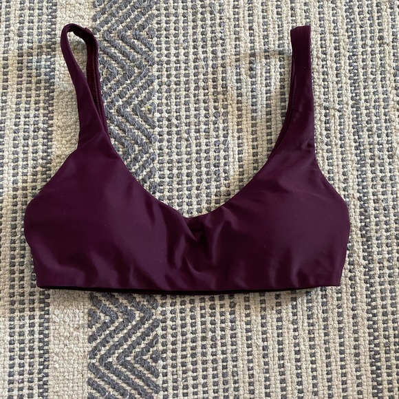 Express Eggplant Purple Bikini Top - Picture 1 of 3